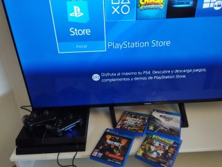 PS4 (PlayStation 4) 1TB + 4 Juegos