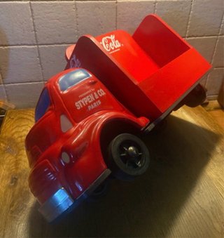 Camion Coca Cola Espositore Penne Rosso