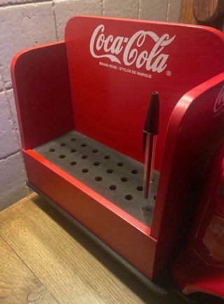 Camion Coca Cola Espositore Penne Rosso