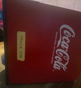 Camion Coca Cola Espositore Penne Rosso