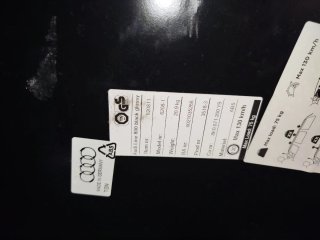 Arcón portaequipaje Audi line 800 black glossy