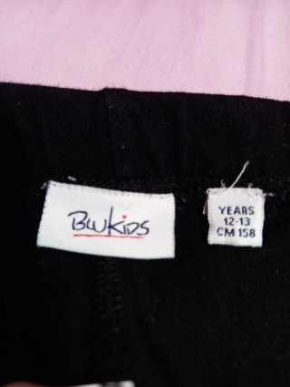 Pantaloni neri bambina 12/13 anni