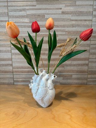 Vaso Cuore Anatomico per fiori