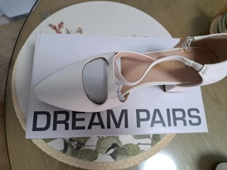 Zapatos de tacón blancos DREAM PAIRS talla 38.5