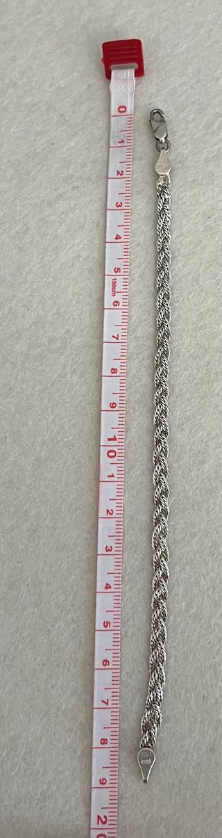 Pulsera Plata 925 Diseño Trenzado