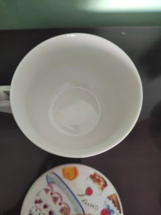 Tisaniera con coperchio e cucchiaino porcellana