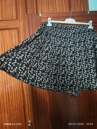 Shorts mujer talla grande estampado floral.