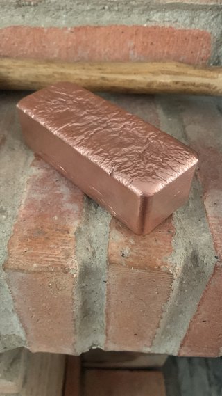 Lingotes de cobre 1kg.