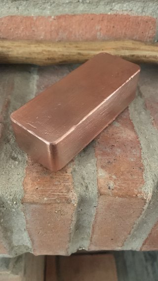 Lingotes de cobre 1kg.