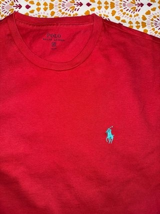 Camiseta Polo Ralph Lauren Roja Talla XS