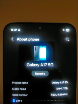Samsung Galaxy A17 como nuevo