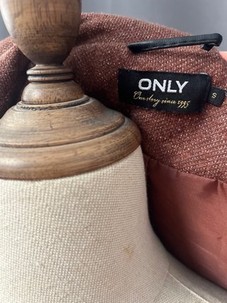 Chaquetón Only Marrón/Rosa