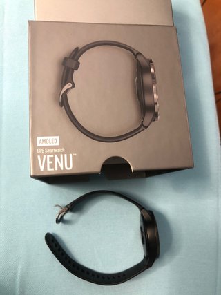 Garmin Venu AMOLED Smartwatch Negro