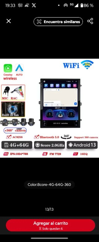 NAVEGADOR / GPS Vertical UNIVERSAL