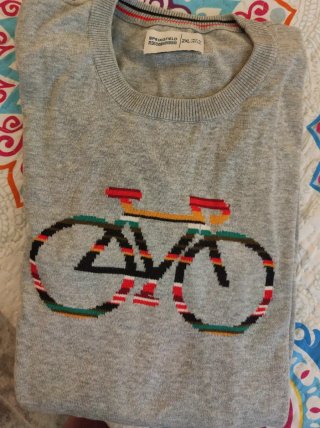 Jersey Springfield Gris Bicicleta Talla XXL