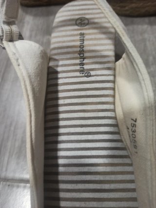 Sandalias esparto blancas Atmosphere