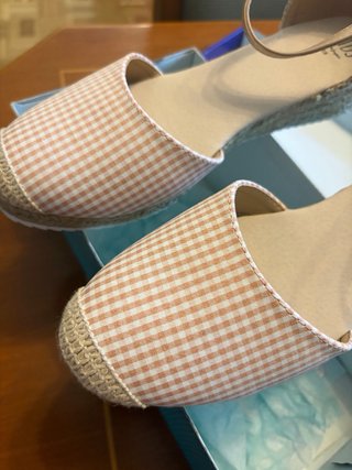 Sandalias esparto cuña talla 38