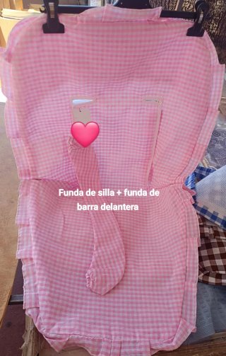 Funda Silla Carro Bebé + Funda Barra