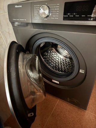 Lavadora Hisense Gris 9kg