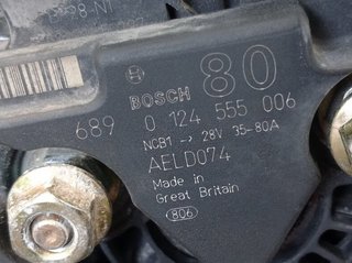 Alternador daf 0124555006 serie lf45 desde 103081