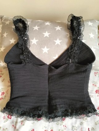 Top Mireia Bisbe Barcelona Negro