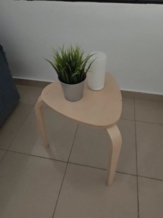 Taburete / Mesa auxiliar madera ikea