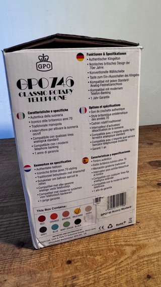 Teléfono GPO 746 Amarillo Mostaza