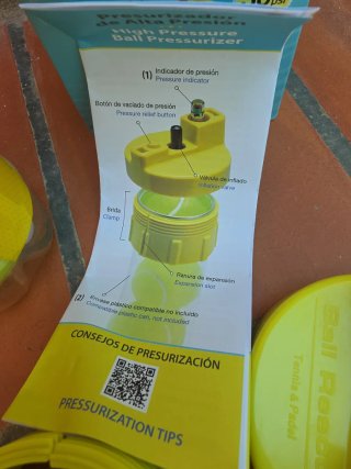 Presurizador de Pelotas de Tenis/Padel