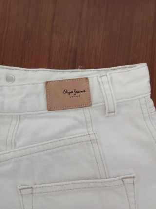 Minifalda Pepe Jeans Blanca