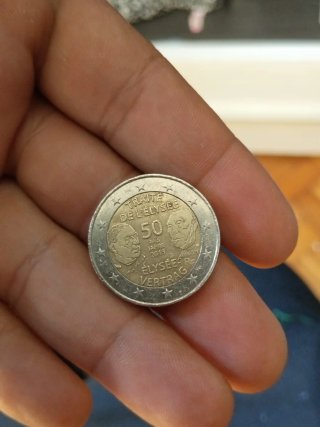 Moneda 2 Euros Francia-Alemania 2013