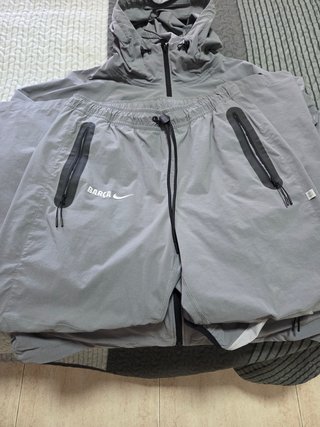 Chándal FC Barcelona Nike Gris/Blanco Talla L