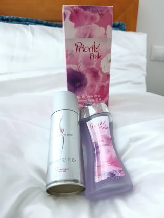 Set Perfume Dana Priorité Pink Eau de Toilette