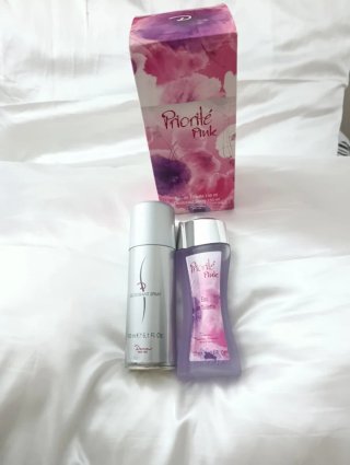 Set Perfume Dana Priorité Pink Eau de Toilette