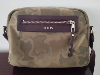 Bolso Tous Camuflaje Marrón y Verde