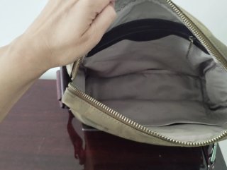 Bolso Tous Camuflaje Marrón y Verde