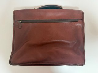 Maletín Katana Piel Marrón Auténtica