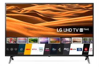 LG 43UM7100PLB TV 4K Smart TV con soporte de pared