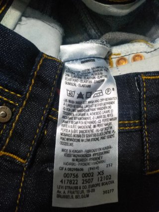 Minifalda vaquera Levi's azul