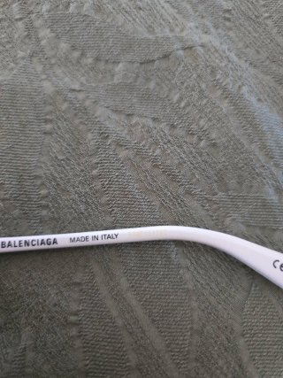 Occhiali Balenciaga bianchi