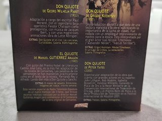 Cofanetto 4 DVD Don Quijote en el cine 2005