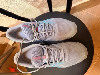 Zapatillas Asics Padel Grises y Rosas