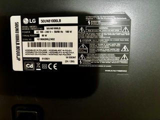 Smart TV LG Negra y Plateada