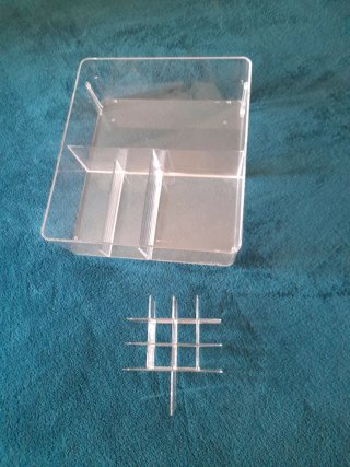 Organizador Maquillaje Acrílico Transparente
