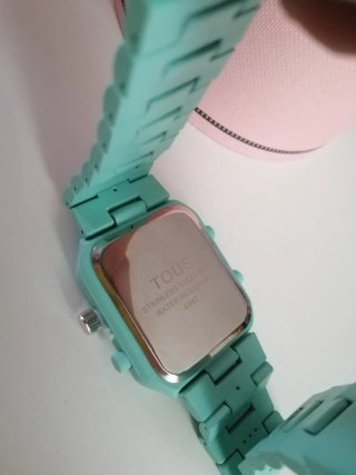 Reloj Tous Cuadrado Verde Agua