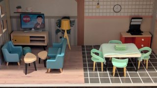 Casa de muñecas Lidl de madera