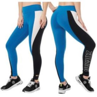 Mallas Zumba Azul y Blanco