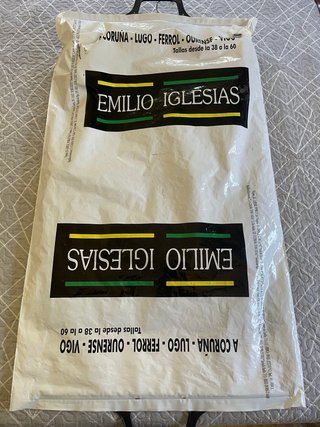 Traje Hombre Emilio Iglesias Talla 50 Negro