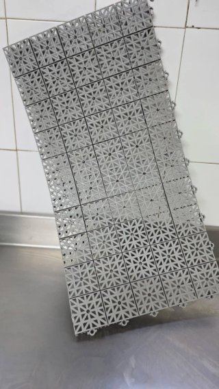 Plaquetas de plástico para suelo.