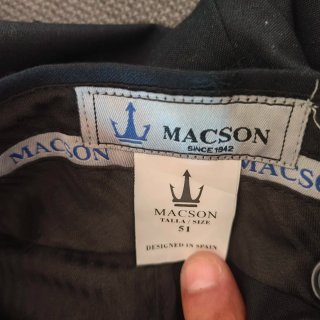 Traje Macson Negro Hombre