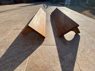 Pareja Estanterías Madera Rústica